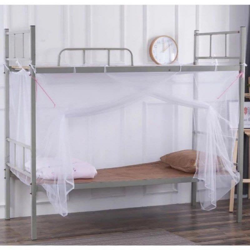 海亚森 TK-5075 加密蚊帐床宽1m帐纱高度1.4米(适用0.9米床)白色图片