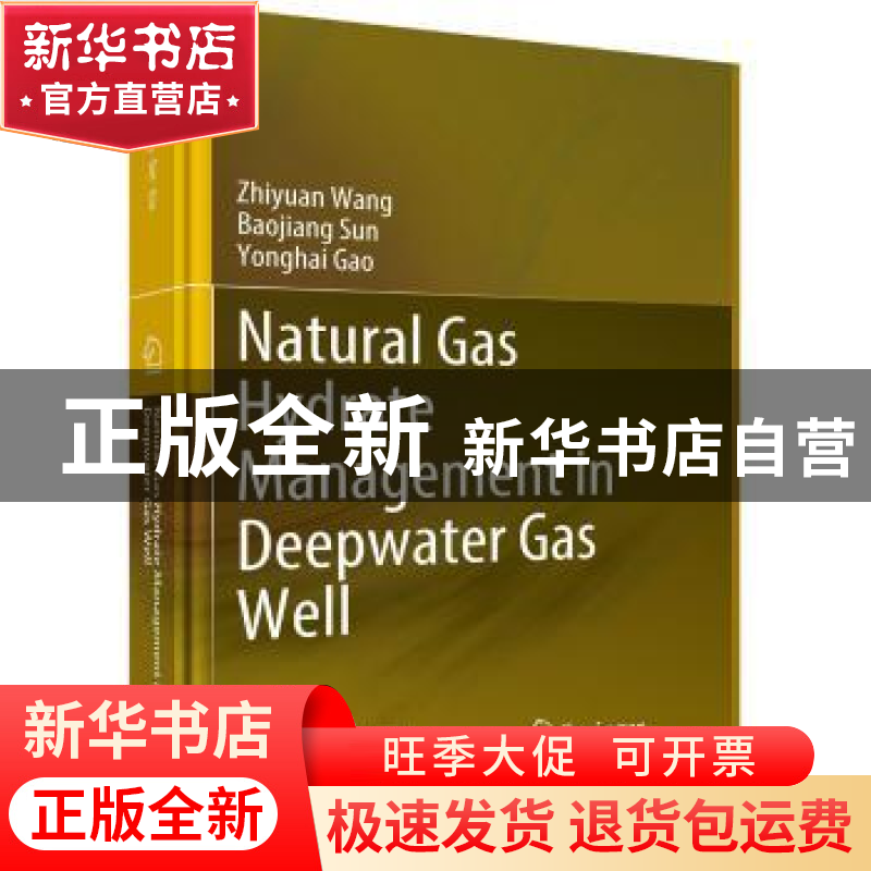 正版 深水气井天然气水合物防治理论与技术研究(英文版) 王志远