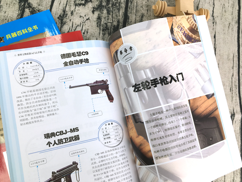 [正版] 世界武器入门之手枪 现代军用冷兵器知识 作战手枪知识科普书 世界武器军事爱好者读物 现代兵器百科图鉴 军事高清大图