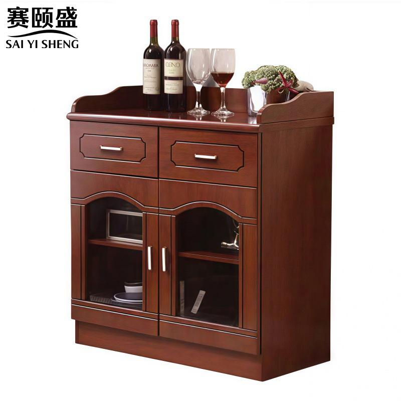 赛颐盛实木矮柜茶水柜1200*400*850mm台高清大图