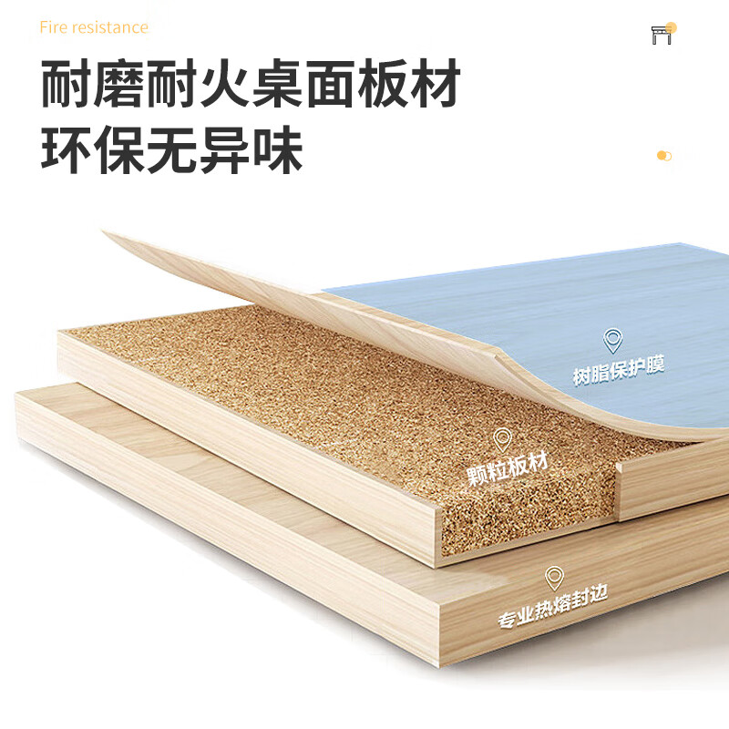 科野 课桌椅学校中小学生培训班写字学习桌辅导班补习班单人 带斗单人不含凳600*400*740高清大图