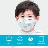 维康WECAN 儿童口罩小学生可爱卡通小孩防尘透气防寒秋冬保暖舒适棉口罩3-12岁
