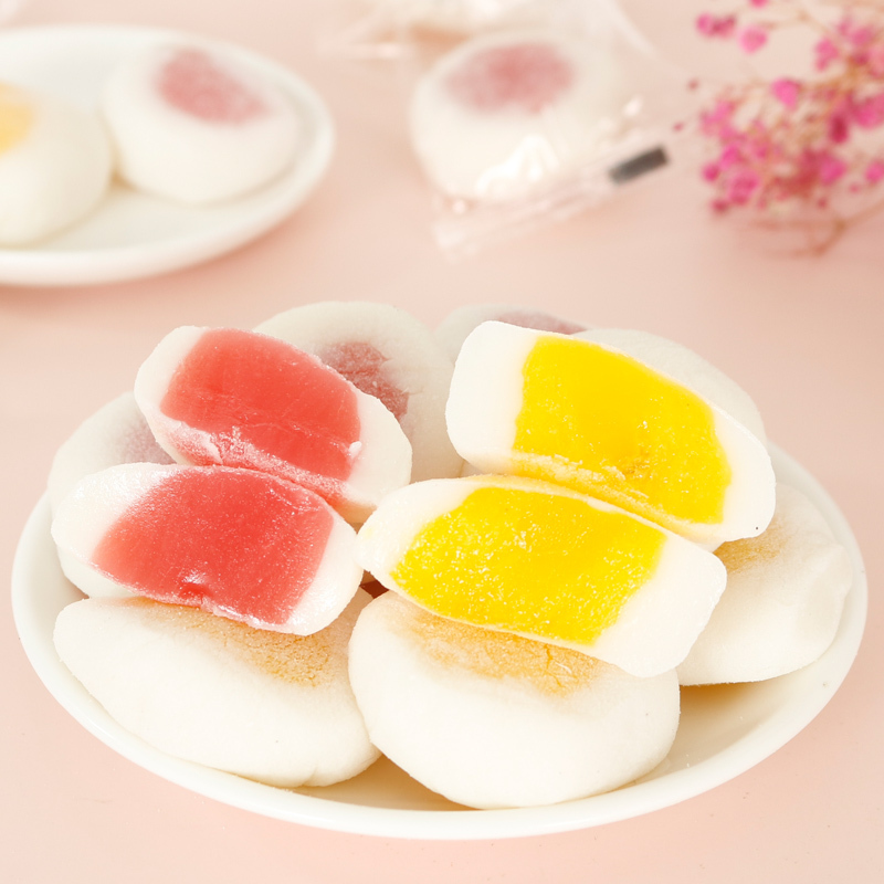 [美味]果丁切糕零食点心400g/箱多口味混合