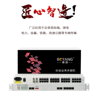 博扬 PCM复用设备光端机 2M语音设备 2E1一用一备转30路电话(可定制磁石)机架式 1对价BY-1+1E1-30P