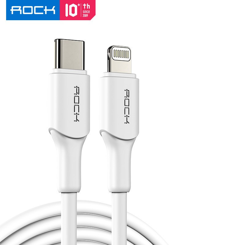 洛克rockrcb0807苹果数据线pd快充20w适用iphone