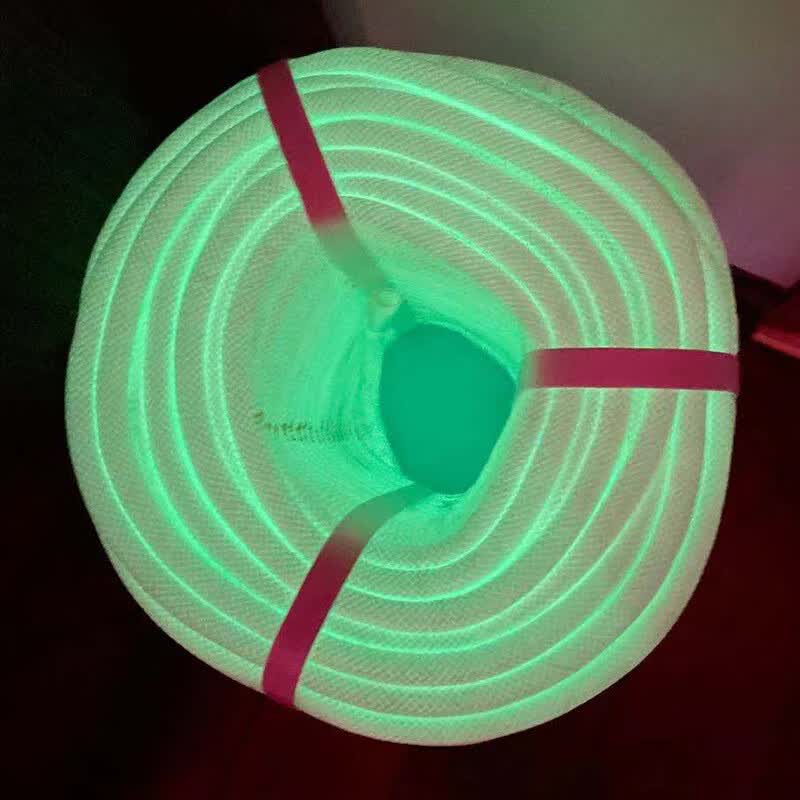 谋福 夜光导向绳牵引绳 夜光安全绳 探洞自发光应急逃生自救引导向绳[12mm(50米)]高清大图