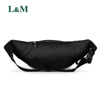 L&M男士腰包牛津纺手机包腰包男士多功能运动跑步腰包零钱包户外女款斜跨包小包骑行韩版潮流