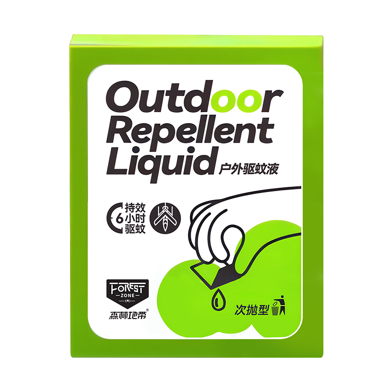 森林地带 掰易掰驱蚊液 2.5g*6( 10%避蚊胺无香)