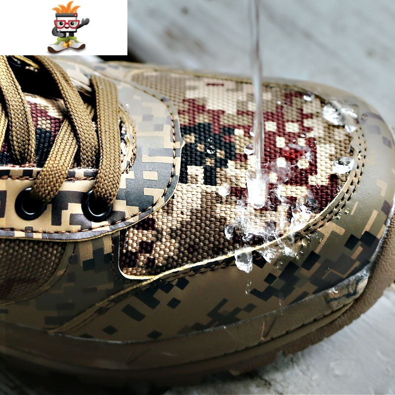 荒漠迷彩跑鞋男军鞋跑步鞋减震耐磨户外作训鞋解放鞋劳保鞋训练鞋闪潮