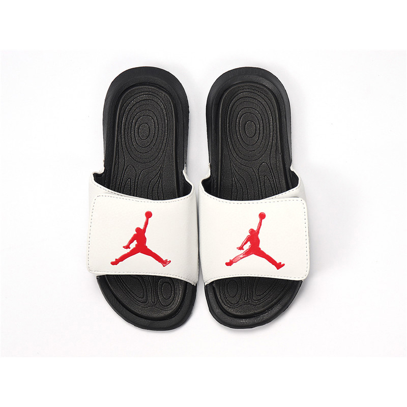 jordan6aj6黑白红标2020夏季新品男女魔术贴沙滩运动休闲拖鞋