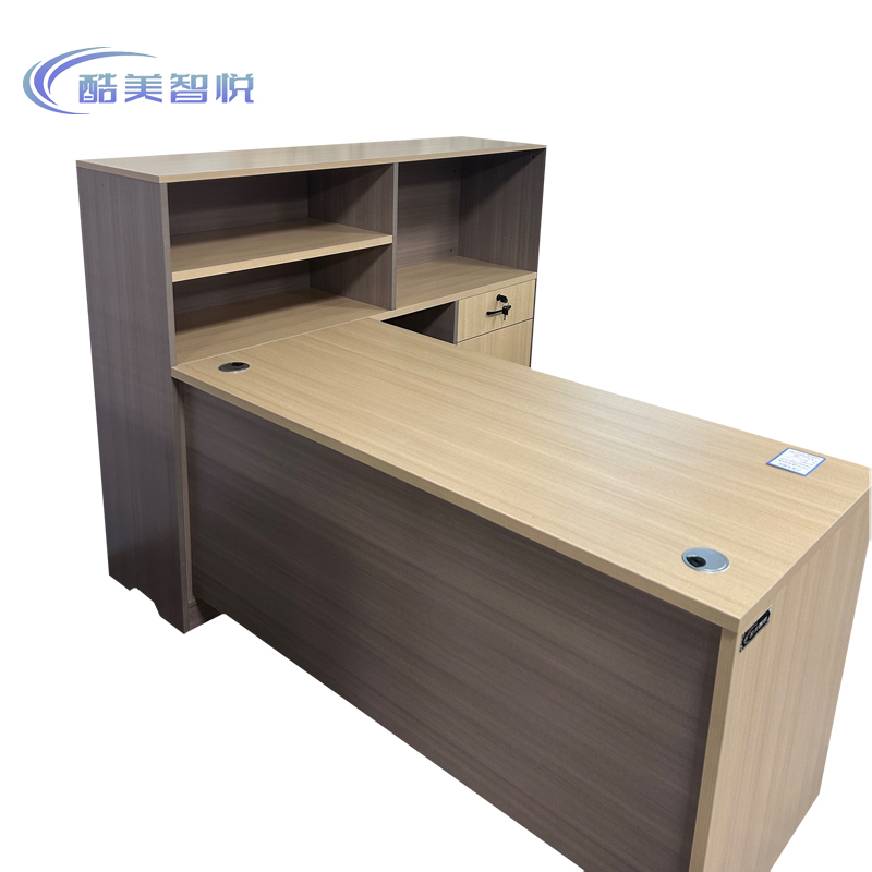 酷美智悦 连柜卡位桌 1200×1400×1200mm KM-JZ152 张高清大图