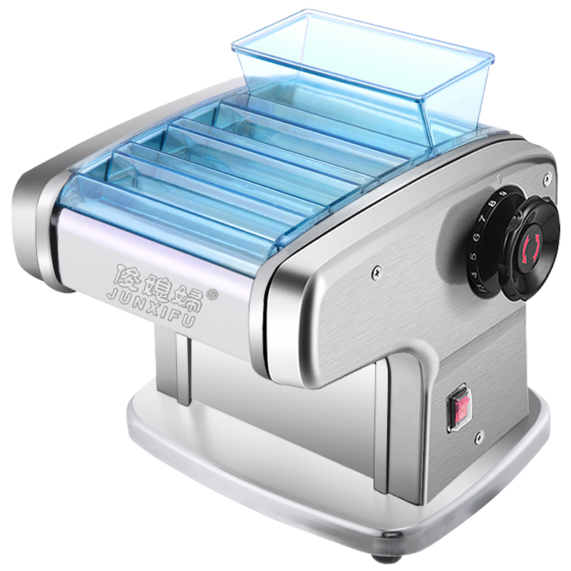 俊媳妇fkm150三刀不锈钢压面机家用电动全自动宽窄圆面条机器厨具小型