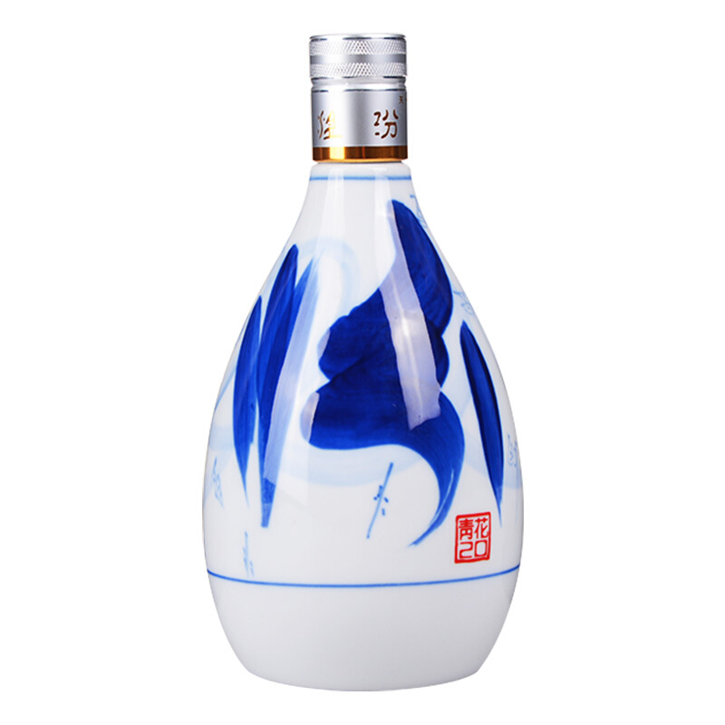 汾酒 青花20 53度 375ml 单瓶装 清香型白酒高清大图