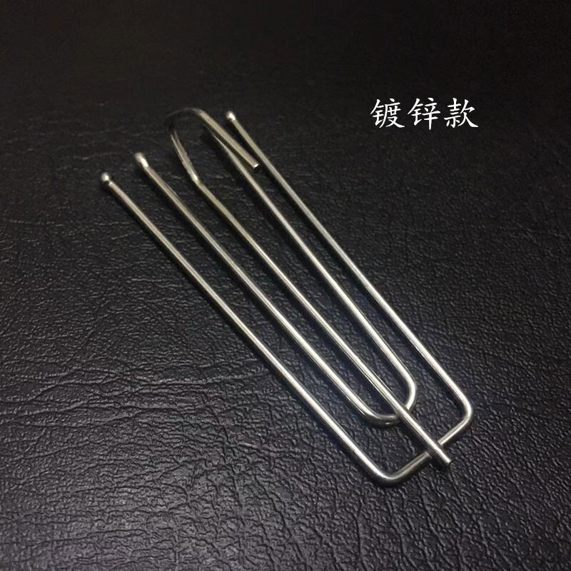 窗帘挂钩纯不锈钢配件扣环钩轨道杆老式四叉钩四爪钩挂窗帘的钩子