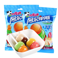 阿尔卑斯双享棒混合果味口味硬棒棒糖9支装144g*3袋儿童硬质糖果休闲零食