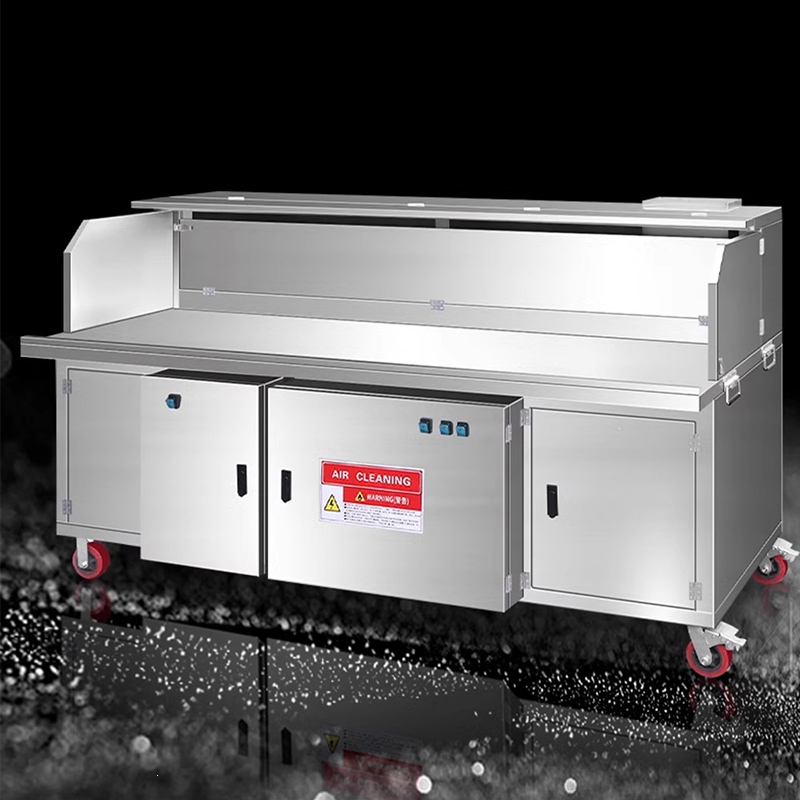 厨卫电器生活电器>厨房小家电>商用无烟烤炉车>花田趣>花田趣净化烧烤