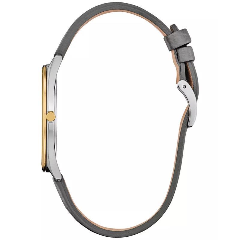 西铁城(CITIZEN)光动能石英表38mm复古风格防水金 tone表圈男款商务休闲手表图片