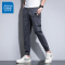 真维斯六兜休闲裤男士夏季薄款宽松束脚男裤九分裤潮牌工装裤子男