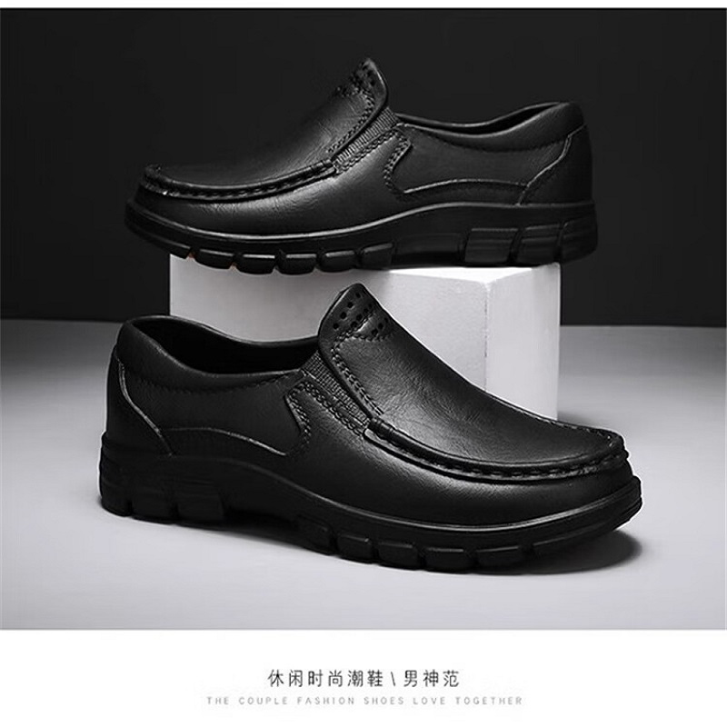 铸固 厨师鞋 防滑防水防油污厨房工作鞋 耐磨透气轻便食堂酒店后厨男女专用工鞋 黑色 39码