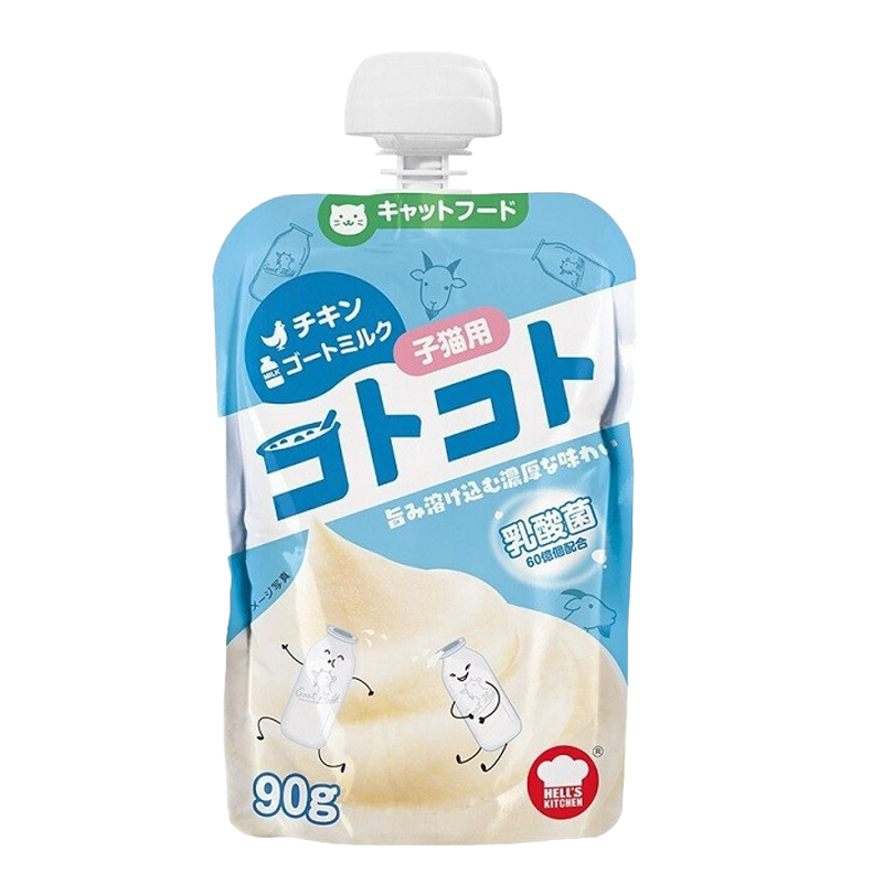日本(Hell’s Kitchen)咕噜酱成猫幼猫湿粮猫咪零食猫条肉泥肉羹肉酱罐头猫酱餐包猫湿粮鸡肉蔓越莓