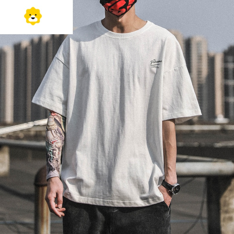 fishbasket短袖男t恤季潮流韩版休闲体恤ins潮牌宽松男生上衣