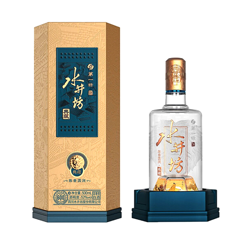 [官方授权]水井坊 典藏大师版 浓香型高端白酒 52度 500ml 单瓶(新