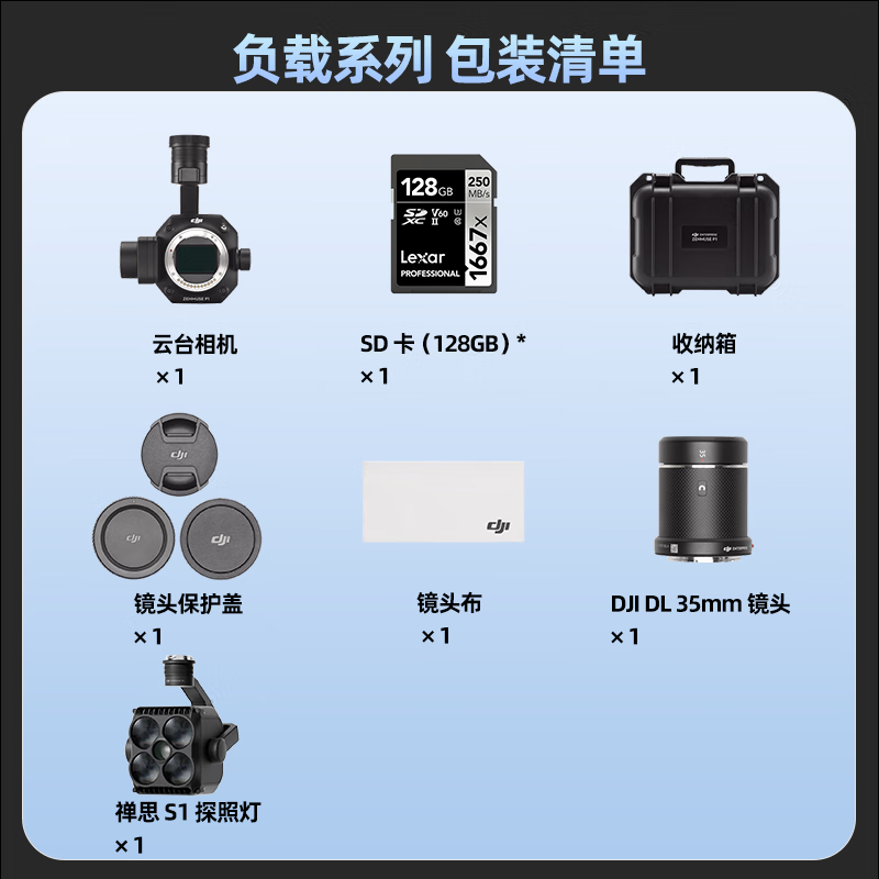 大疆 DJI Matrice 400 行业版无人机 经纬M400 含电池+电池箱+遥控器+禅思P1+S1探照灯 提货卡高清大图