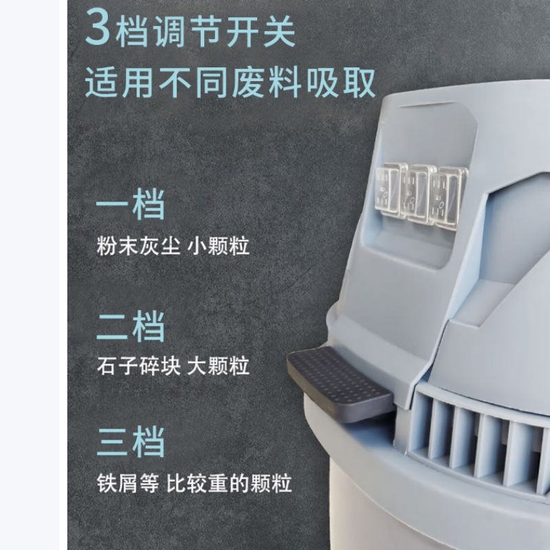 鼎洁盛世工业吸尘器DJ36100P AC220V 3.6kW 100L高清大图