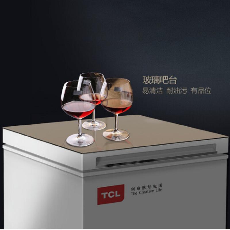 TCL 100升 玻璃面板冷柜冰箱 BD/BC-100AEB炫动金(单位:台)