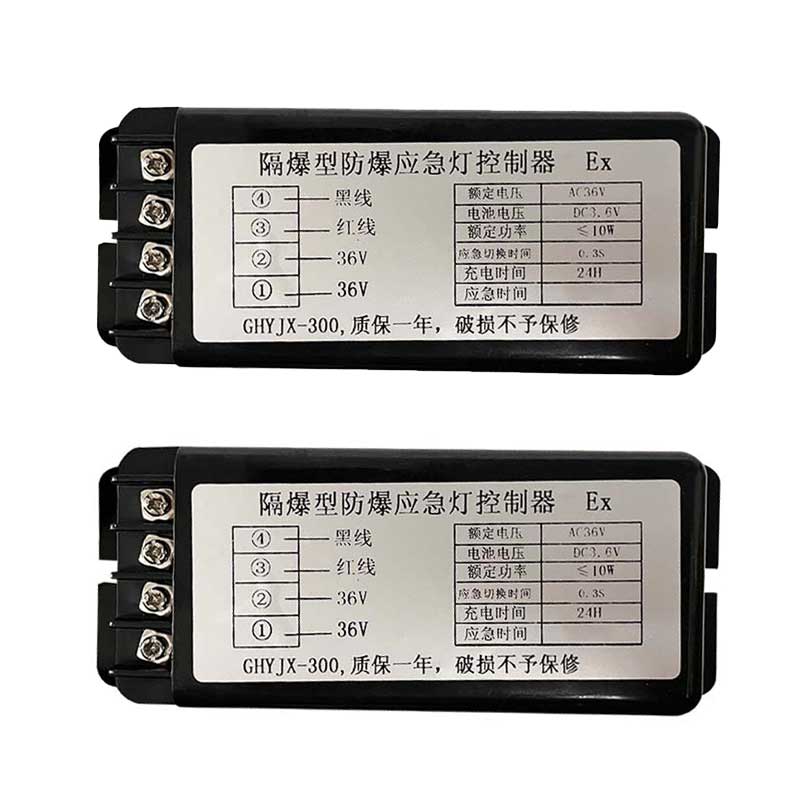 艾克心 防爆应急灯控制器 GHYJX-300 黑色 180分钟220V(单位:个)高清大图