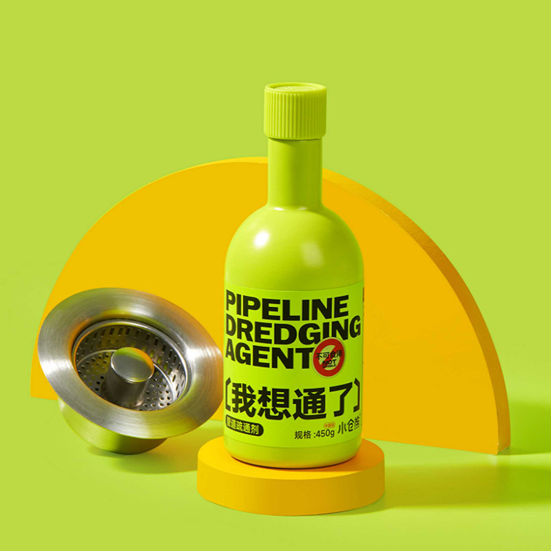 小仓熊管道疏通剂450g*1瓶速效疏通卫浴堵塞下水道疏通剂