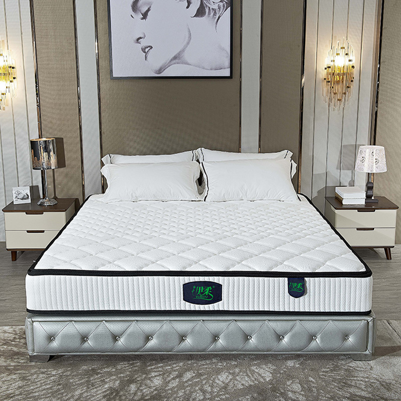 1901成人老人天丝面料天然乳胶软硬适中儿童护脊大芯网弹簧床垫