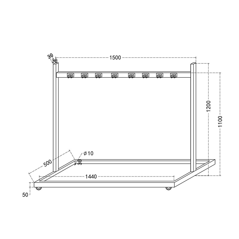 合满丰工具架 1500*500*1200 HMF-135/个高清大图