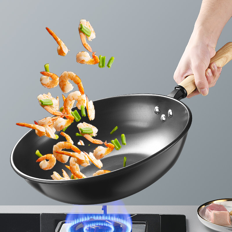 康巴赫 匠心无涂层铁锅 KGZ-C32T32cm高清大图