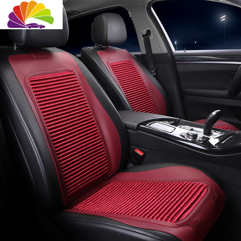 舒适主义汽车坐垫四季通用新款皮亚麻苦乔麦壳养生免绑透气马鞍式座垫