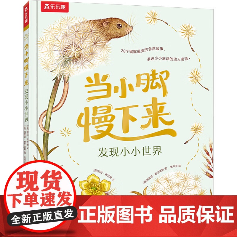 当小脚慢下来 发现小小世界 4-7岁 劳拉·布兰德 著 儿童文学高清大图