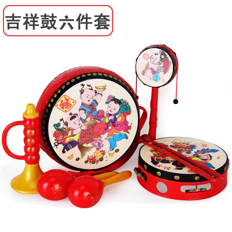 婴儿玩具3-6-12个月新生儿摇铃 0-1岁宝宝益智早教幼儿手摇铃牙胶 摇铃四件套