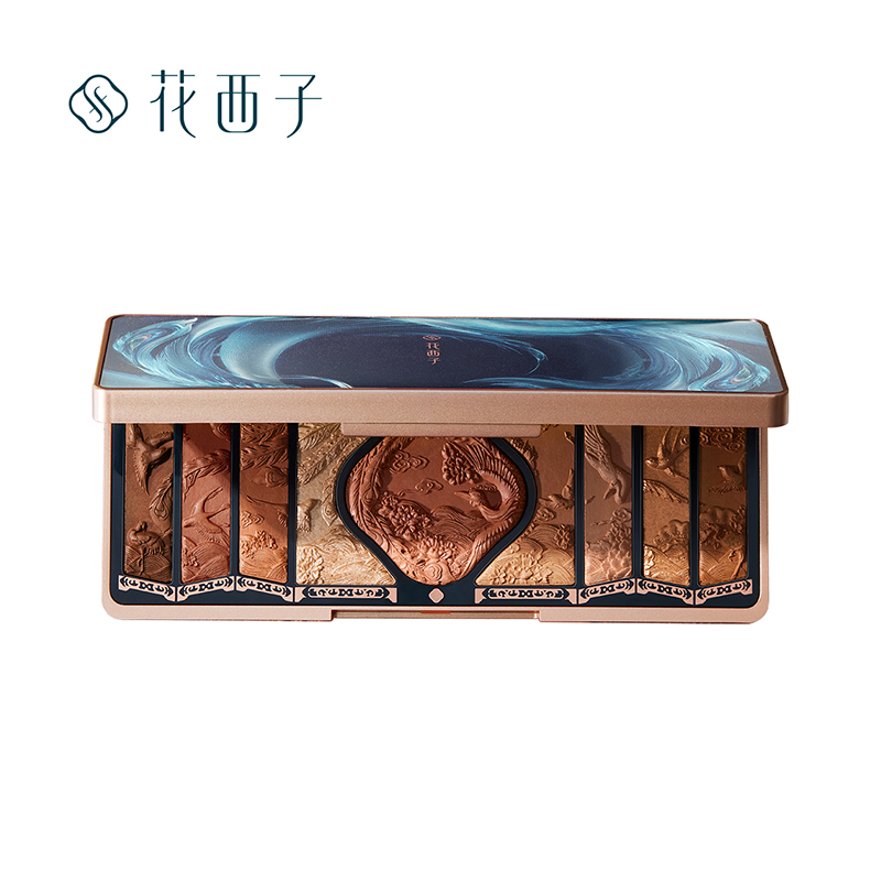 花西子檀棕朝凤屏-12.8g花西子百鸟朝凤浮雕彩妆盘2.0-檀棕朝凤屏-12.8g檀棕朝凤屏-12.8g