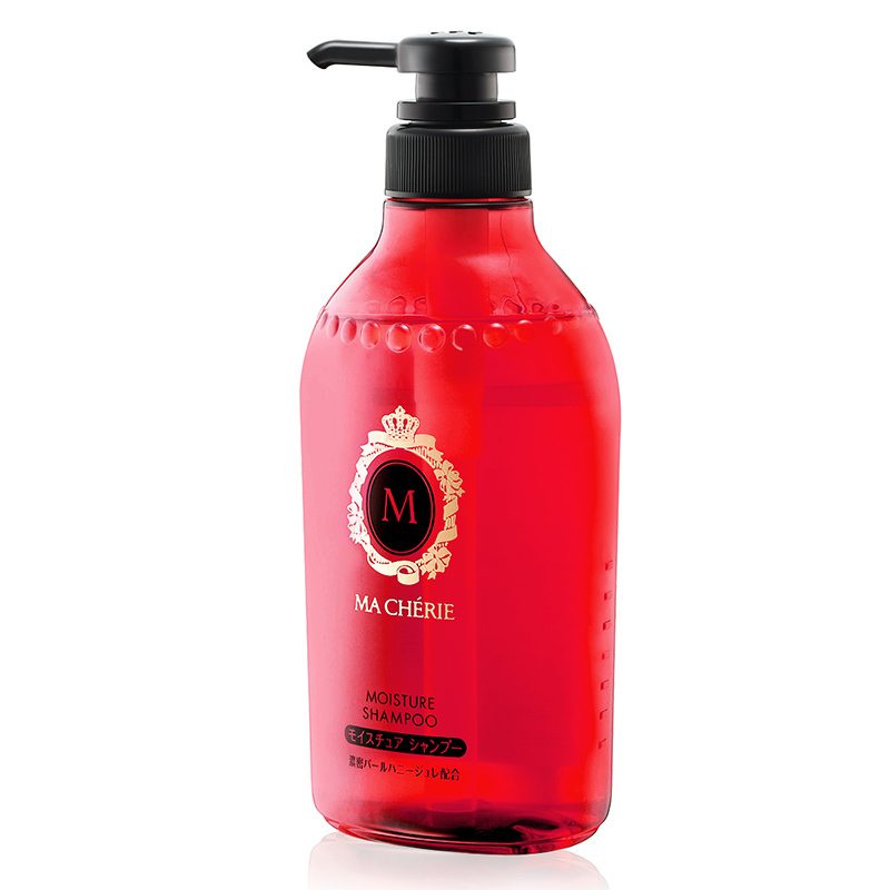 资生堂 玛馨妮(MA CHERIE)花语蜜润 洗发露(滋养丝滑)450ml(日本进口无硅油洗发水)