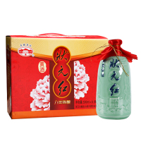 古越龙山 黄酒绍兴花雕酒糯米酒八年青瓷状元红半甜型 500ml*6瓶 整箱礼盒装
