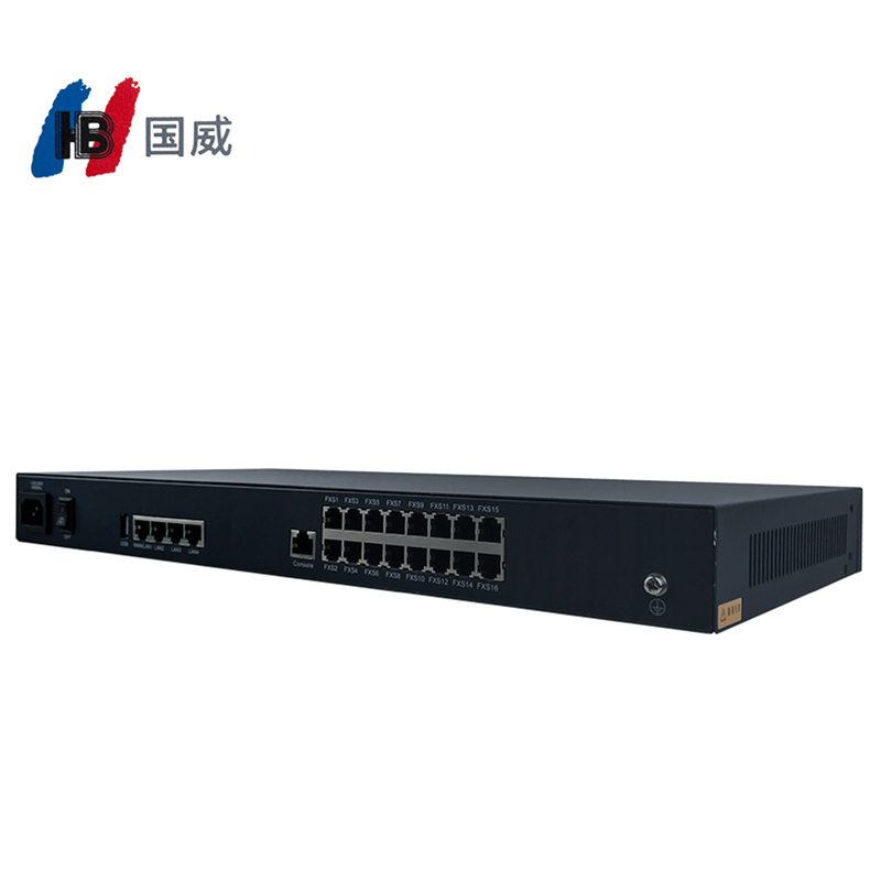 国威 网络转电话/语音 网关 SIP转模拟 16FXS/32FXS HB100-32S