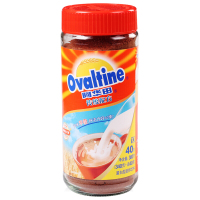 阿华田(Ovaltine)可可/巧克力冲饮 办公室早餐冲饮速溶 瓶装可可粉(340g+40g)