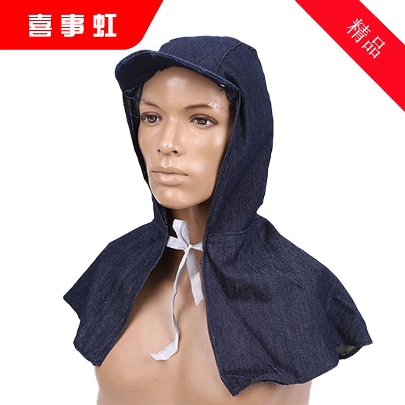 喜事虹 牛仔布披肩帽 大码 顶图片