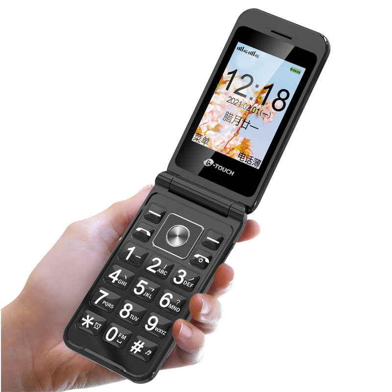 [翻盖接听 一键sos] 天语(k-touch)t9s 全网通4g翻盖手机移动联通电信