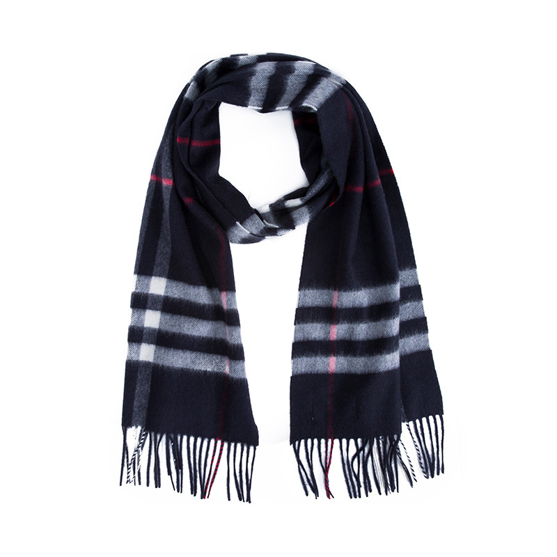 [20春夏新品]BURBERRY/博柏利 男女通用款格纹山羊绒围巾