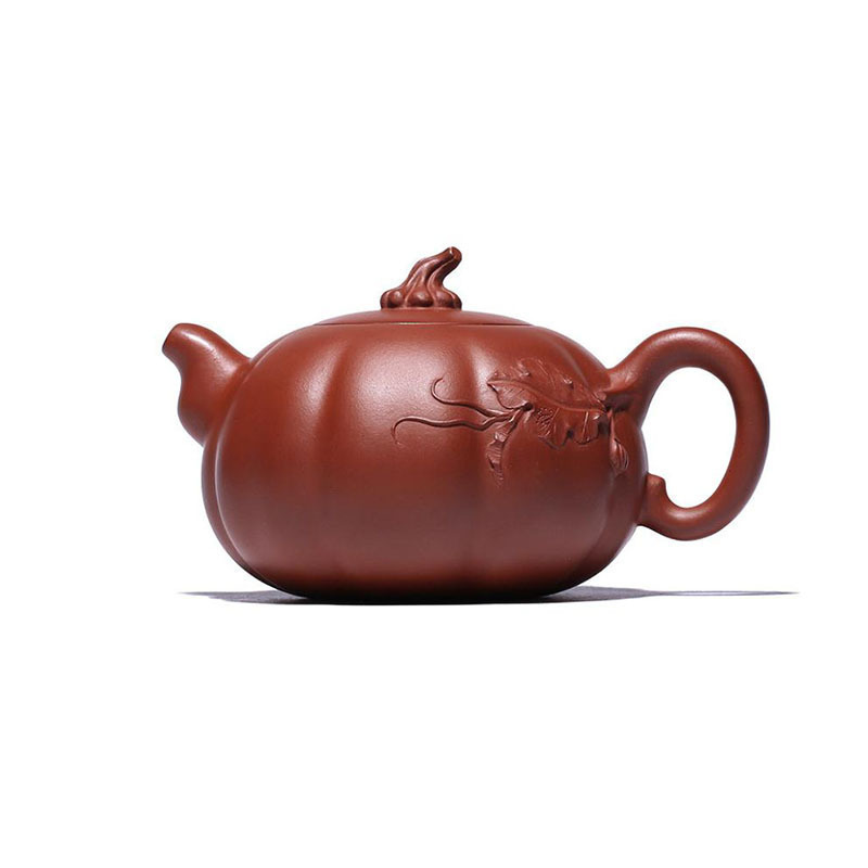 美帮汇紫砂壶瓜壶茶具原矿茶壶钱陶峰手制手工家用泡茶壶高清大图