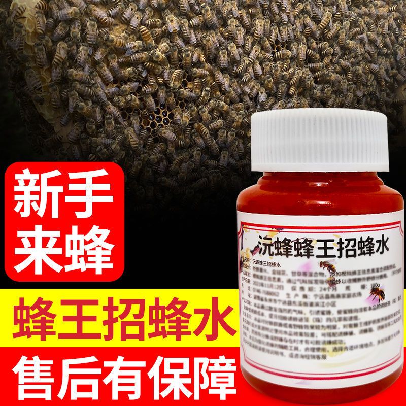 一瓶一次用[小瓶装] 神奇招蜂水引蜂水诱蜂水收蜂水诱蜂液收捕野蜜蜂信息素蜂王信息素