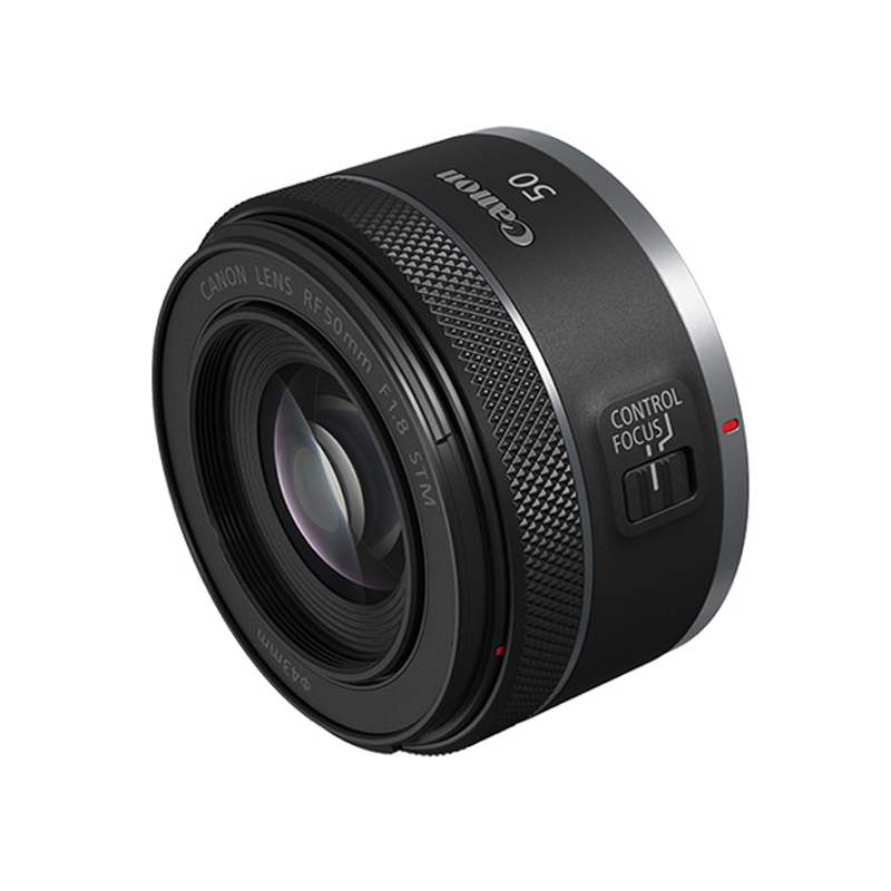 佳能(Canon)RF 50mm F1.8 STM全画幅微单定焦镜头 小痰盂 人像定焦 适合EOS RP EOS R R5 R6 R8全画幅微单相机镜头 海外版高清大图