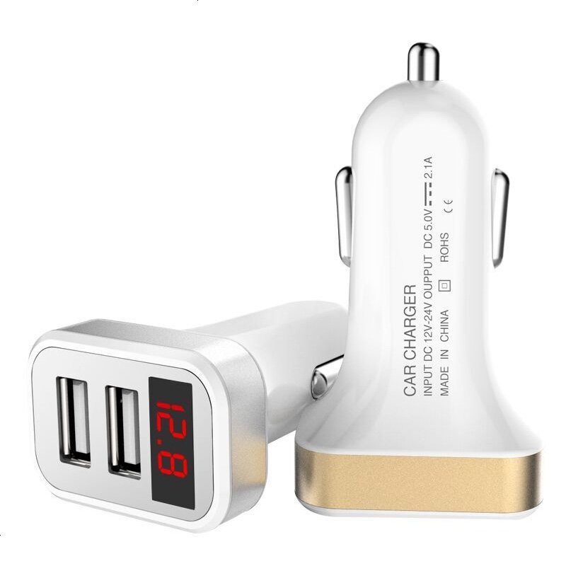 车载充电器汽车内手机快充转换头型多功能vivo插头oppo闪充5a