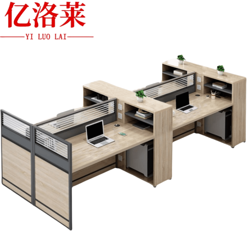 亿洛莱 四人办公桌 2400*1200*1100mm 张